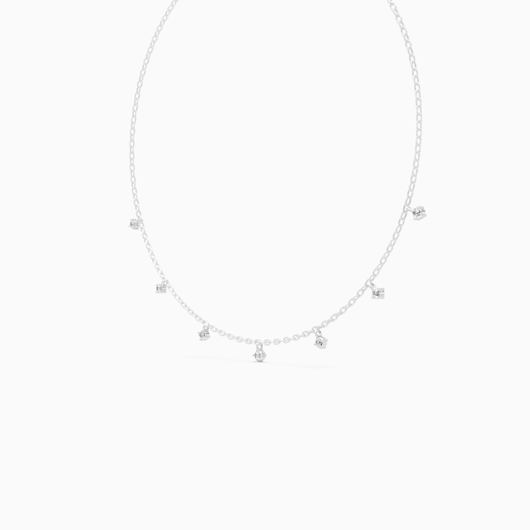 Twinkle Drops Lab Grown Diamond Necklace